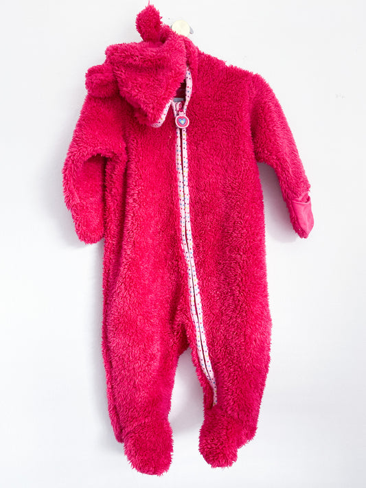 Woolworths - Fluffy Babygrow - 3-6 months