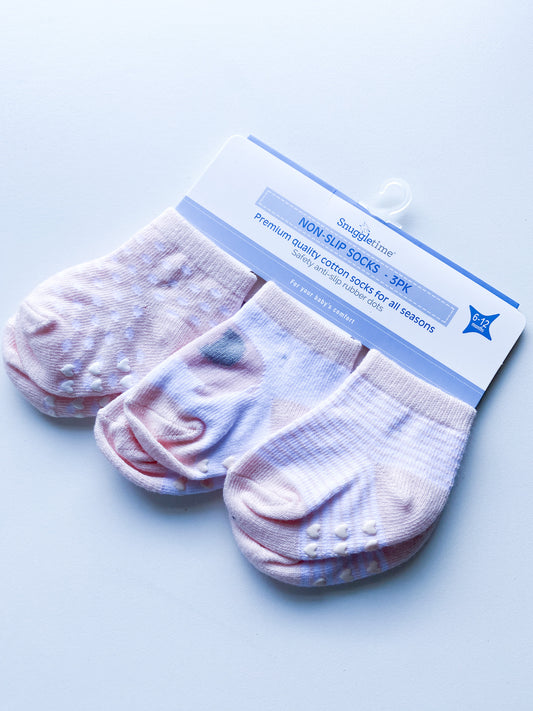Snuggletime non-slip - Socks 3PK - 6-12 months