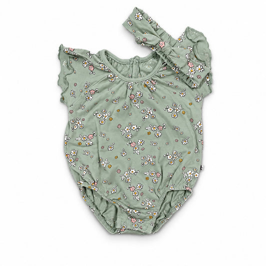 Woolworths - Vest & Headband - 1-3 months