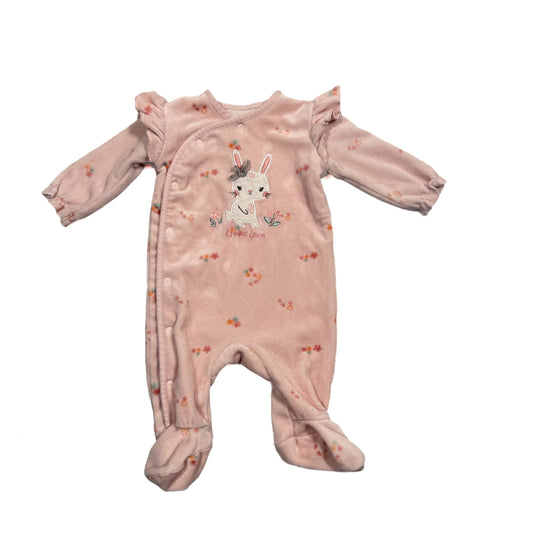 Woolworths - Babygrow - 0-3 months (velour)