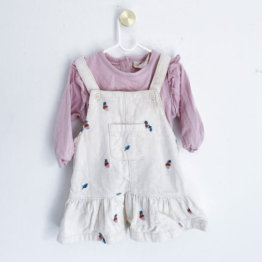 John Lewis - Dungaree set - 3-6 Months