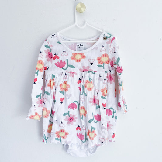 Anko - Long Sleeve Vest - 6-12 Months