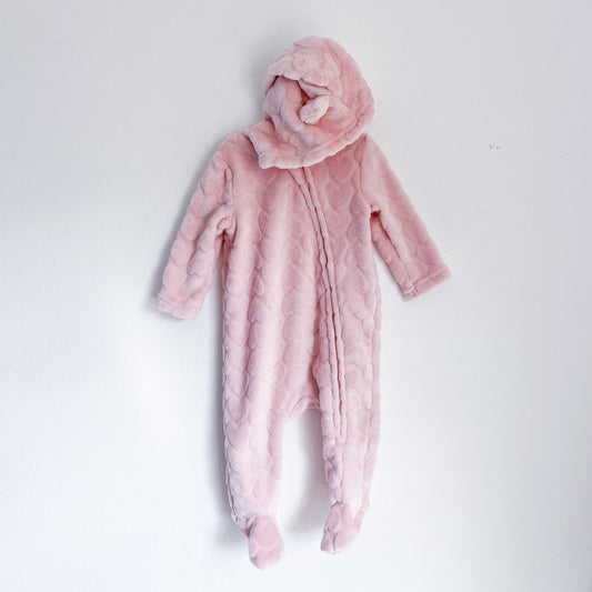 OneTwoThree - Fleece Babygrow - 3-6 Months