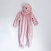 OneTwoThree - Fleece Babygrow - 3-6 Months