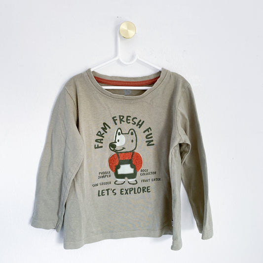 Woolworths - Long Sleeve Top - 12-18 Months