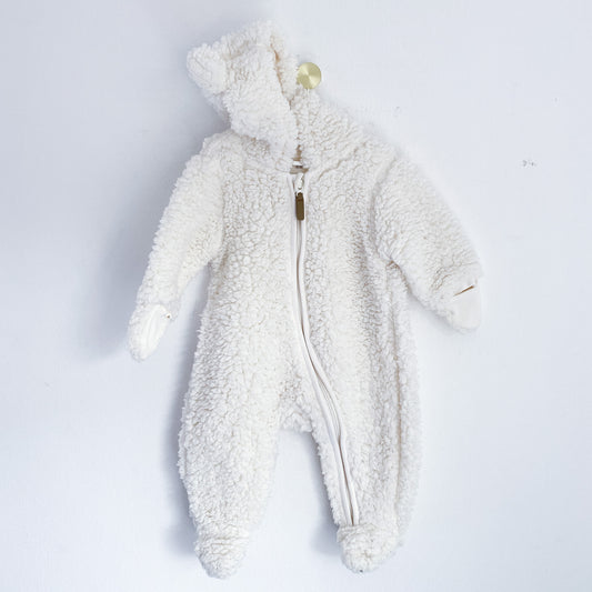 H&M - Fleece Onesie - 1-2 Months