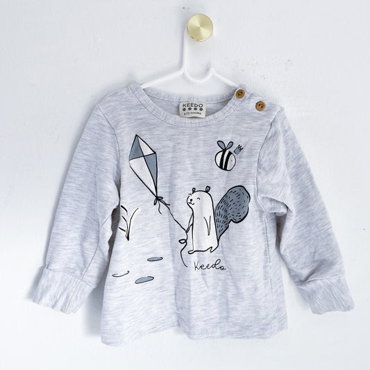 Keedo - Long Sleeve Top - 6-12 Months