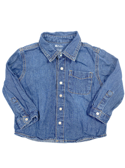 Woolworths - Denim Shirt - 1-2 years