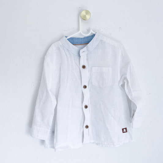 Woolworths - Long Sleeve Shirt - 6-12 Months