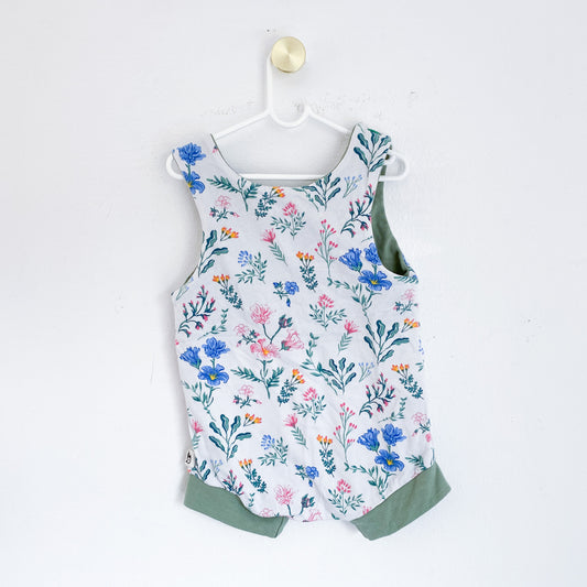 Flowery - Romper - 0-3 Months