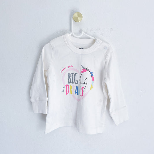 Woolworths - Long Sleeve Top - 3-6 Months