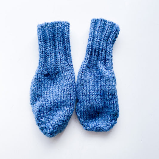 Blue - Mittens - 6-12 Months