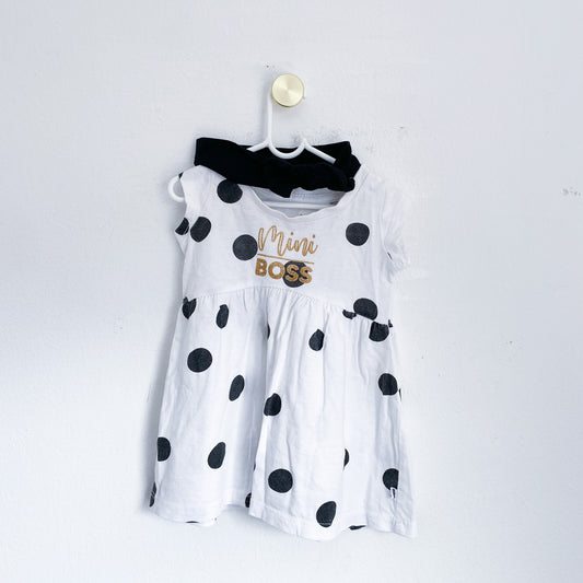 Woolworths - Dress & Headband - 1-3 Months