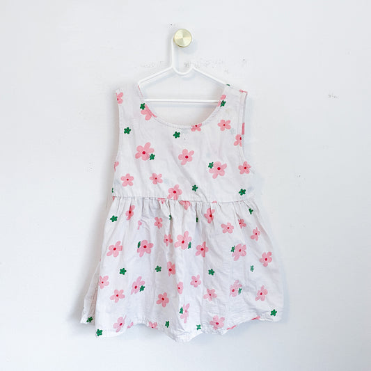 Pink Flowers - Dress - 6 Years
