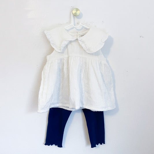 M&S - Dress Set - 9-12 Months