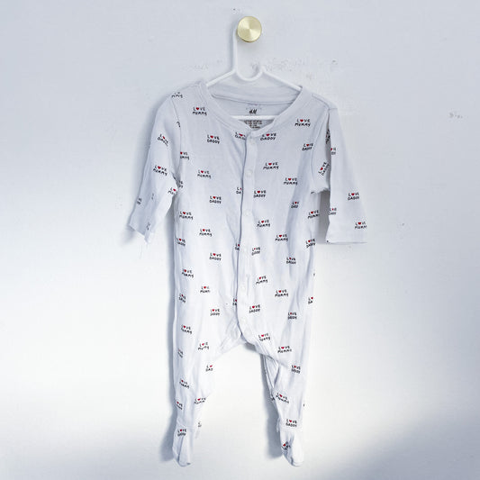 H&M - Babygrow - 1-2 Months