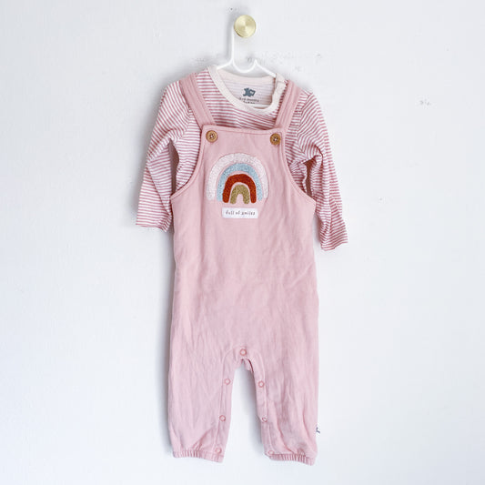 Woolworths - Dungarees - 3-6 Months