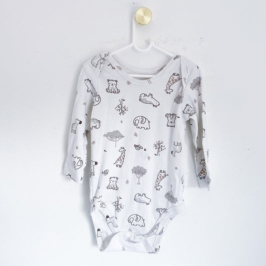 Woolworths - Long Sleeve Vest - 3-6 Months