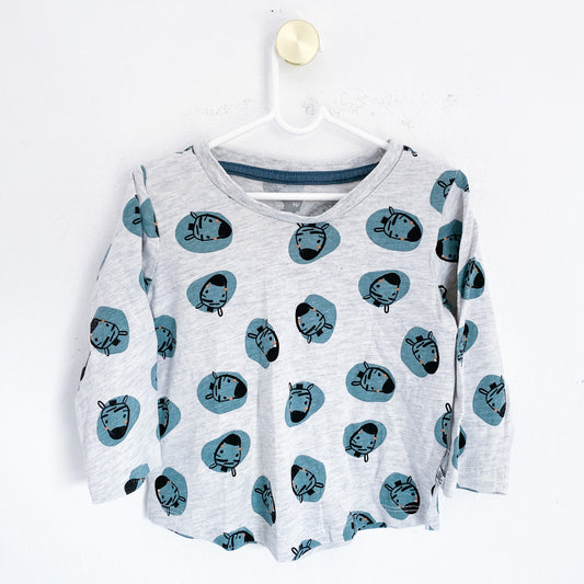 Woolworths - Long Sleeve Top - 3-6 Months