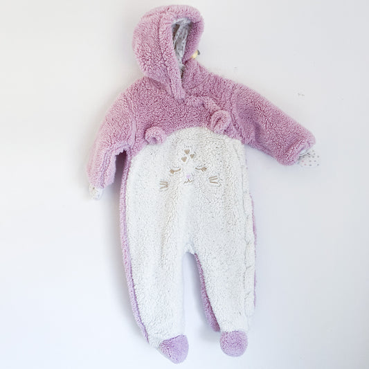 Woolworths - Fleece Babygrow - 12-18 Months