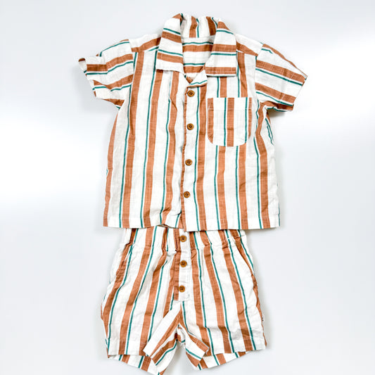 Woolworths - Shirt Set - 3-6months (100%cotton)