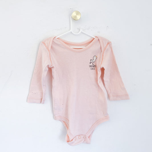 Woolworths - Long Sleeve Vest - 3-6 Months