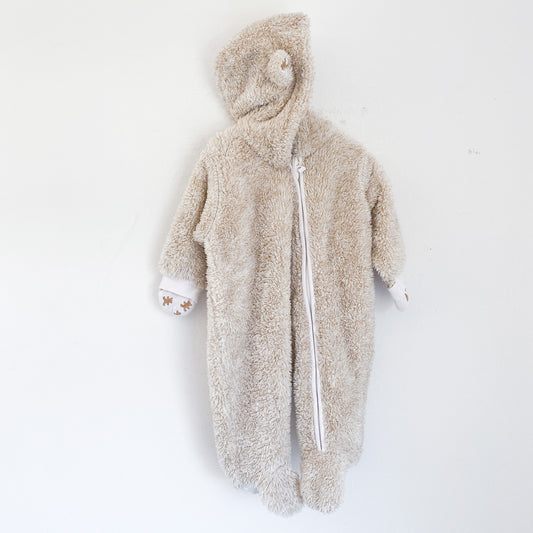 Woolworths - Fluffy Onesie - 1-3 Months