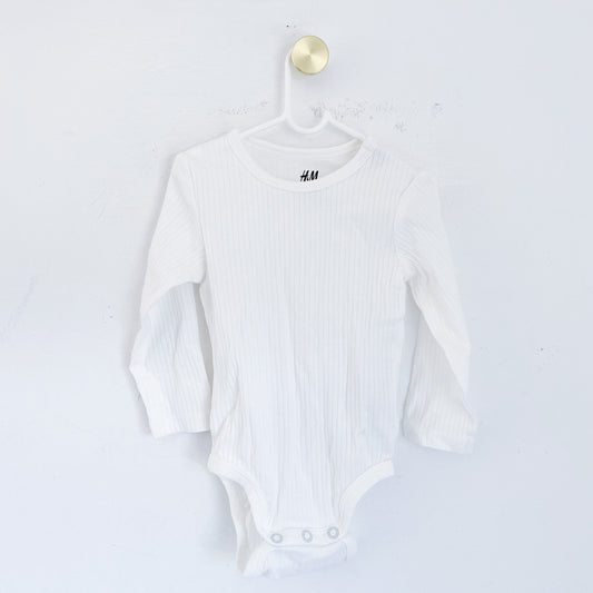 H&M - Long Sleeve Vest - 4-6 Months