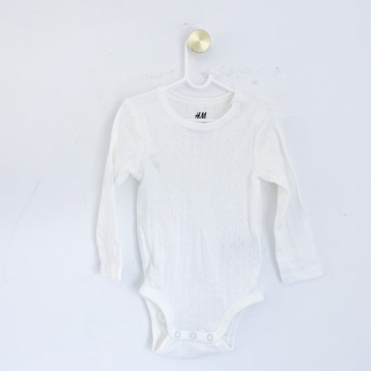 H&M - Long Sleeve Vest - 4-6 Months