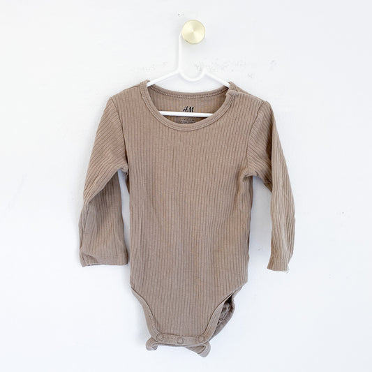 H&M - Long Sleeve Vest - 4-6 Months