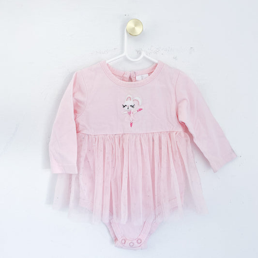 OneTwoThree - Long Sleeve Vest - 0-3 Months