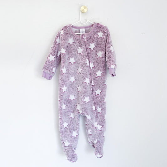 OneTwoThree - Fluffy Babygrow - 3-6 Months