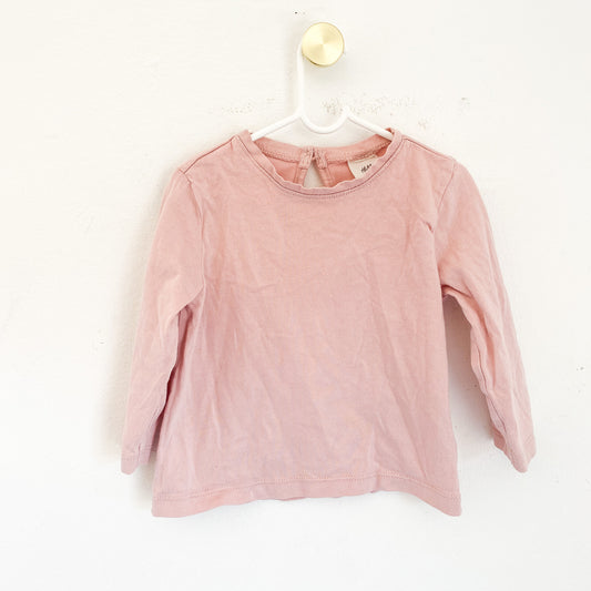 H&M - Long Sleeve Top - 4-6 Months