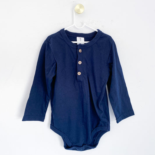 Clicks - Long Sleeve Vest - 12-18 Months