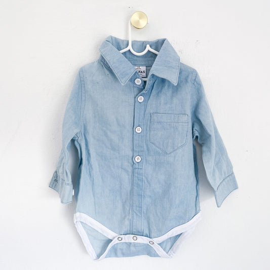 Kapas - Long Sleeve Vest - 3-6 Months