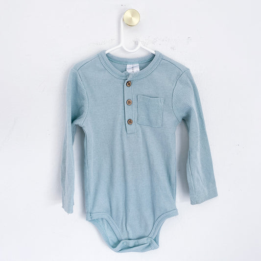 Clicks - Long Sleeve Vest - 6-12 Months