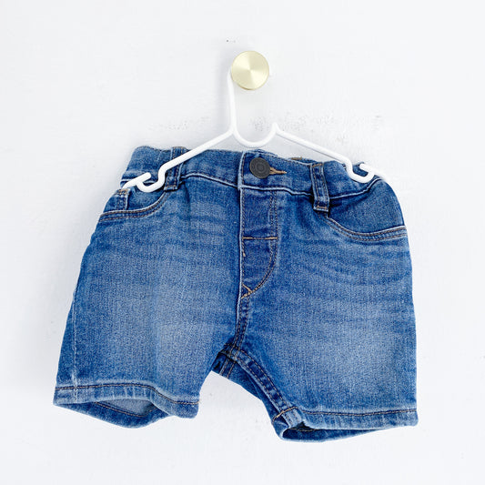 H&M - Denim Shorts - 4-6 Months