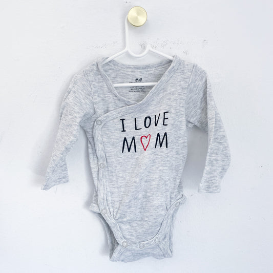 H&M - Long Sleeve Vest - 1-2 Months