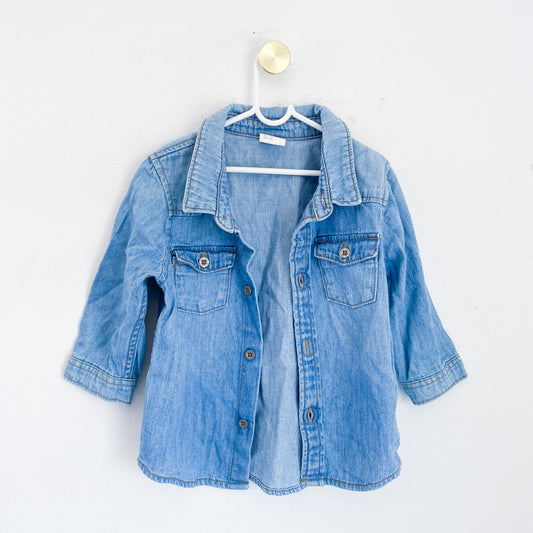 H&M - Denim Jacket - 4-6 Months
