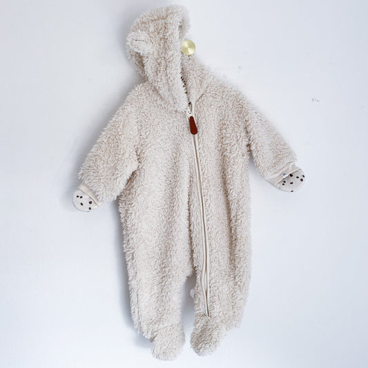 Woolworths - Fleece Babygrow - 1-3 Months