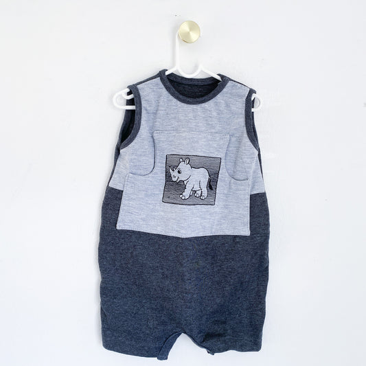 Rhino - Romper - 0-3 Months