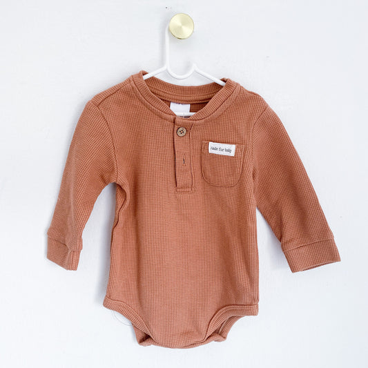 Clicks - Long Sleeve Vest - 0-3 Months