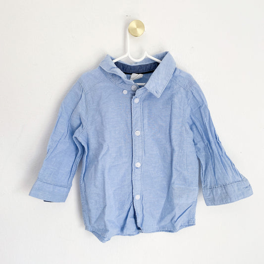 H&M - Button Up Shirt - 4-6 Months