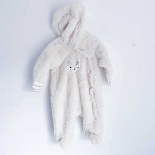 Woolworths - Fluffy Babygrow - 1-3 Months