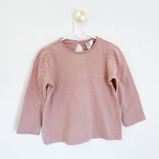 H&M - Long Sleeve Top - 9-12 Months