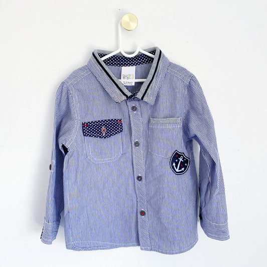 One Two Three - Button Up Shirt - 12-18 Months