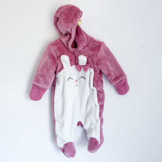 Ackermans - Fleece Babygrow - Newborn